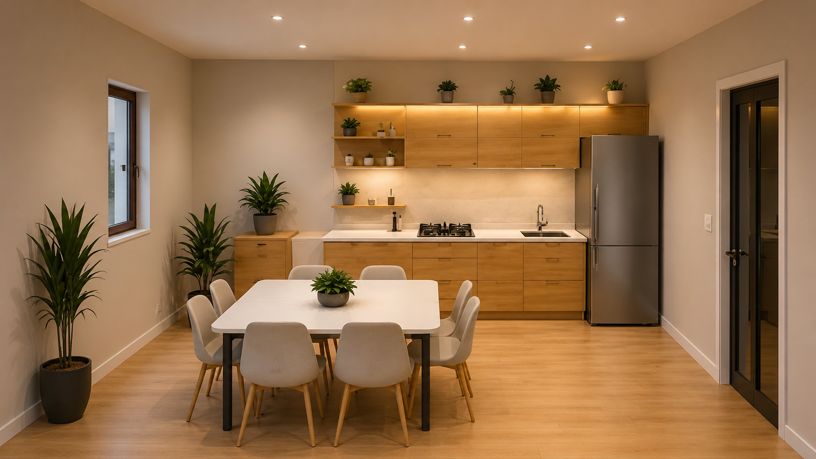 Cocina + Comedor
